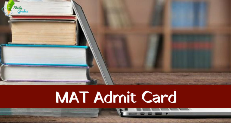 MAT December 2018 Admit Card