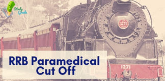 RRB Paramedical cut off 2019
