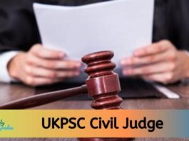 UKPSC Civil Judge 2020