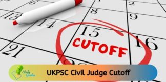 UKPSC Civil Judge Cut off 2020