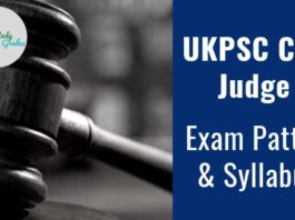 UKPSC Civil Judge Exam Pattern 2022