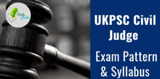 UKPSC Civil Judge Exam Pattern 2022