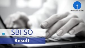 sbi so result 2017