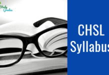 SSC CHSL Syllabus 2022