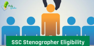 SSC Stenographer Eligibility Criteria 2018