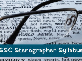 SSC Stenographer Syllabus 2018