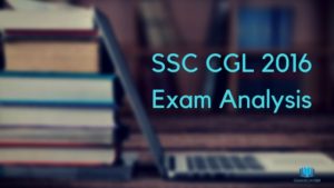 SSC CGL 2016 Exam Analysis