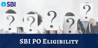 SBI PO Eligibility Criteria 2022