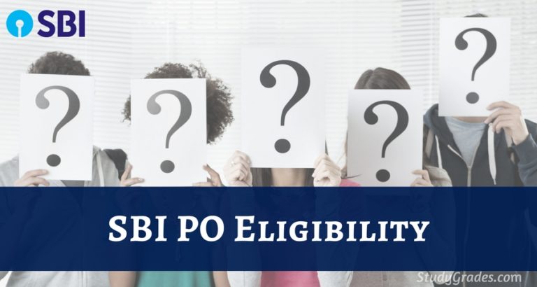 SBI PO Eligibility Criteria 2022