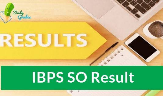 IBPS SO result 2018