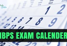 IBPS Exam Calendar 2020-21