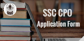 SSC CPO Application Form 2019