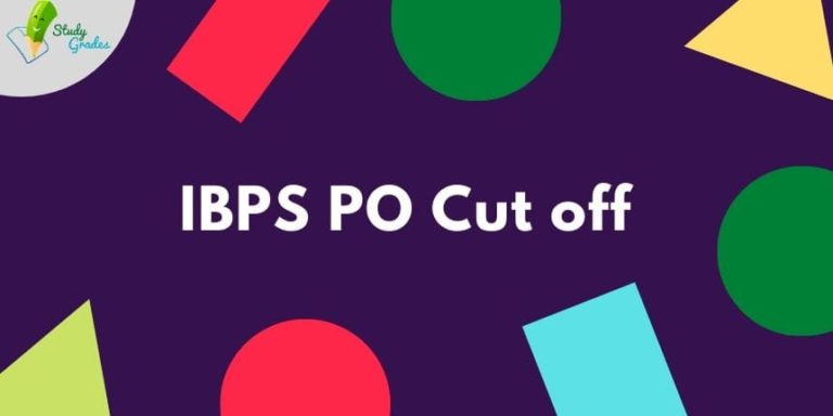 IBPS PO Cut off 2020