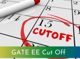 GATE EE Cut off 2021
