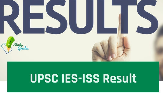 UPSC IES-ISS Result 2018