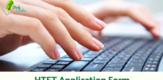 HTET Application Form 2019