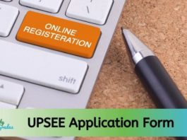 UPSEE Application Form 2020