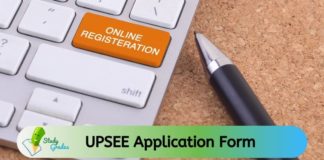 UPSEE Application Form 2020