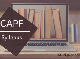 UPSC CAPF Syllabus 2024