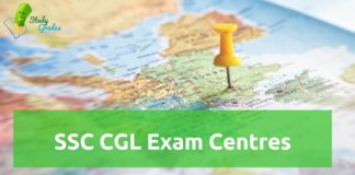 ssc cgl exam centres 2018