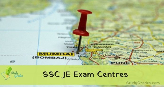 SSC JE Exam Centres 2021