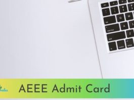 AEEE admit card 2022