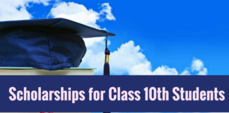 Scholarships for Class 10th Students 2018