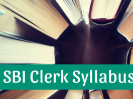 sbi clerk syllabus 2021