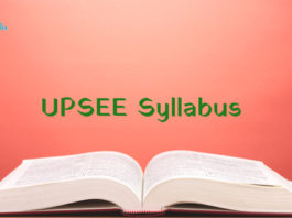 UPSEE Syllabus 2019
