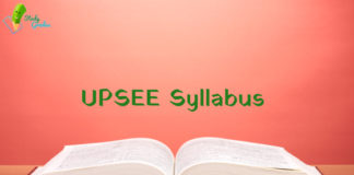 UPSEE Syllabus 2019