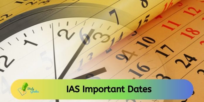IAS Exam Dates 2024