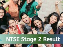 NTSE Stage 2 Result 2020
