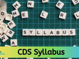 CDS Syllabus 2025