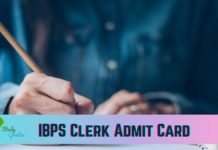ibps clerk admit card 2021