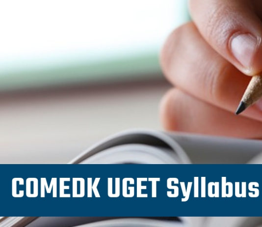 COMEDK UGET Syllabus 2023