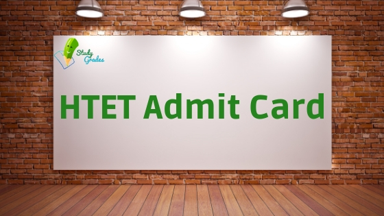 HTET Admit Card 2018