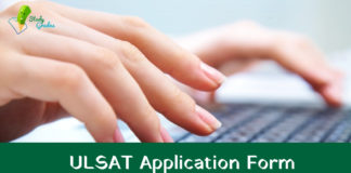 ULSAT application form 2019