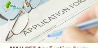 MAH CET 2019 Application form