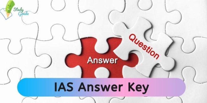 IAS Answer Key 2020