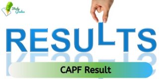 CAPF Result 2020