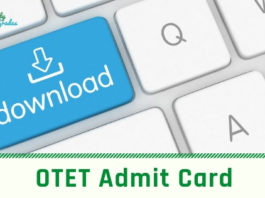 OTET Admit Card 2022