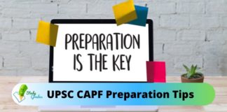 UPSC CAPF preparation tips