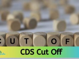 CDS Cut Off 2020