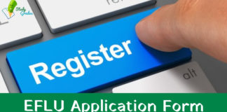 EFLU Application Form 2019