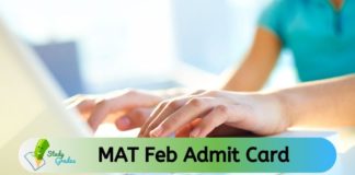MAT Admit Card Feb 2020
