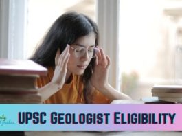 UPSC Geologist Eligibility 2022