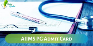 AIIMS PG Admit Card 2019