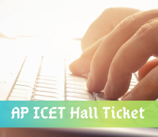 AP ICET 2019 hall ticket