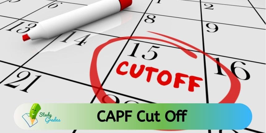 CAPF Cut Off 2020
