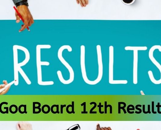 Goa Board 12th Result 2020